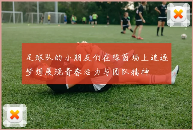 足球队的小朋友们在绿茵场上追逐梦想展现青春活力与团队精神